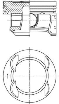 Kolbenschmidt 41007610 - Virzulis