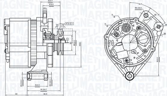Magneti Marelli 063739061010 - Ģenerators