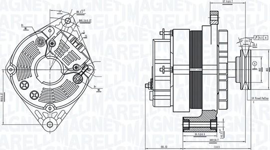 Magneti Marelli 063730375010 - Ģenerators