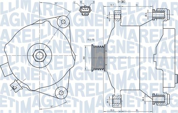 Magneti Marelli 063731483010 - Ģenerators