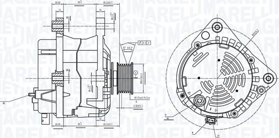 Magneti Marelli 063733837010 - Ģenerators