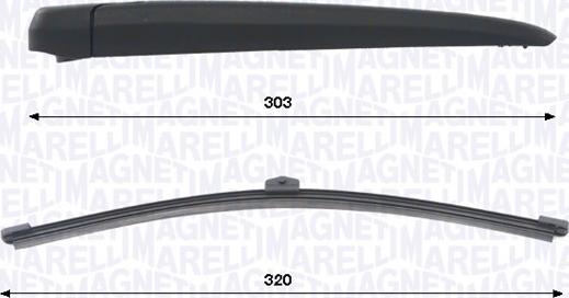 Magneti Marelli 000723180460 - Stikla tīrītāju