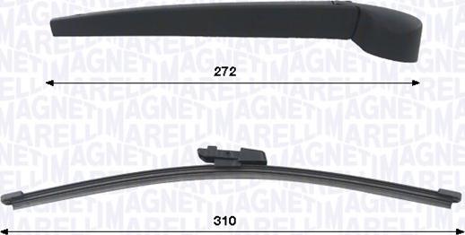 Magneti Marelli 000723180476 - Stikla tīrītāju