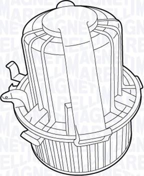 Magneti Marelli MTE710AX - Salona ventilators