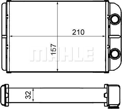 MAHLE AH 58 000S - Siltummainis