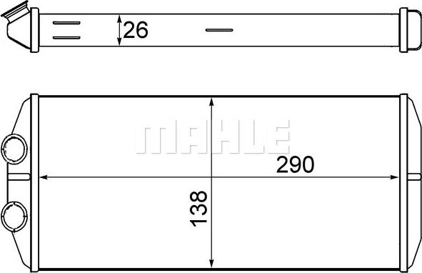 MAHLE AH 15 000S - Siltummainis