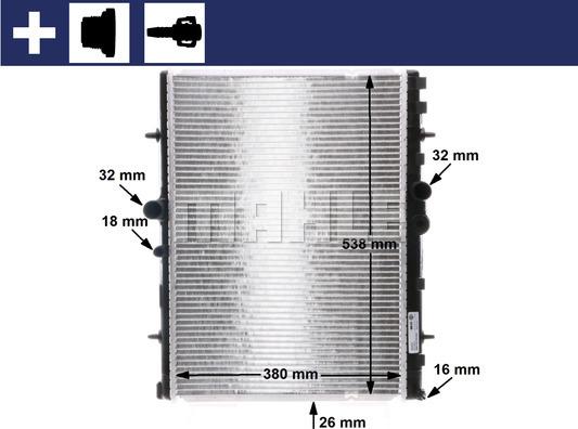 MAHLE CR 31 000S - Radiators