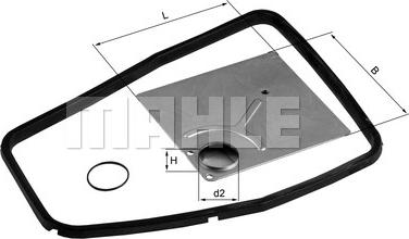 MAHLE HX88D - Hidrofiltrs, Automātiskā pārnesumkārba