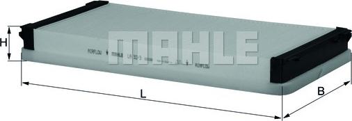 MAHLE LA32/3 - Filtrs, Salona telpas