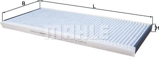 MAHLE LAK62 - Filtrs, Salona telpas