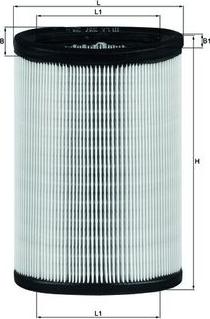 MAHLE LX597 - Gaisa filtrs