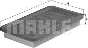 MAHLE LX542 - Gaisa filtrs