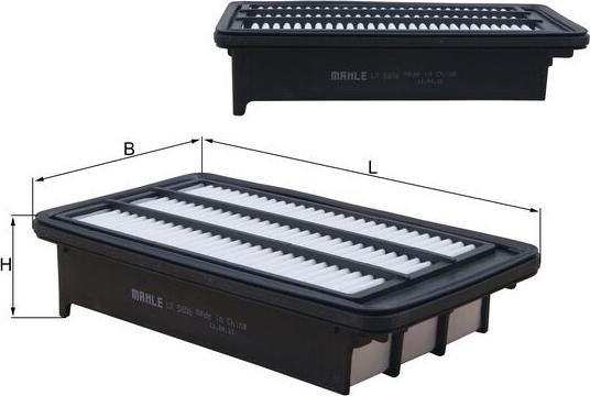 MAHLE LX5806 - Gaisa filtrs