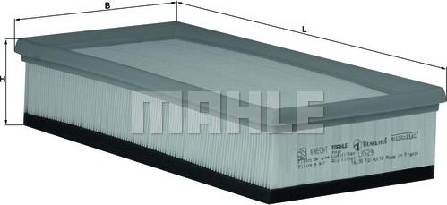 MAHLE LX529 - Gaisa filtrs