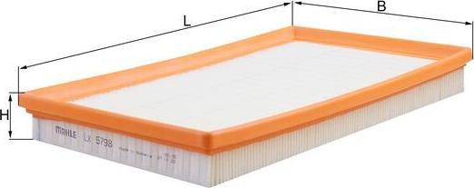 MAHLE LX5798 -