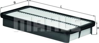 MAHLE LX809 - Gaisa filtrs