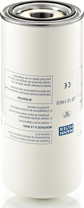 Mann-Filter LB 13 145/3 - Filtrs