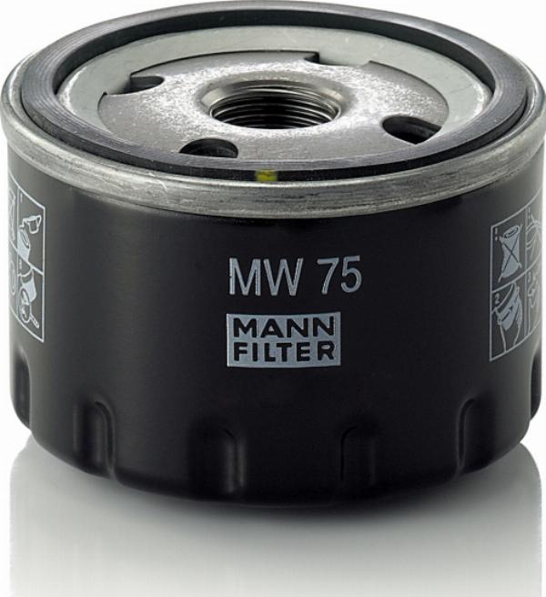 Mann-Filter MW 75 - Eļļas filtrs
