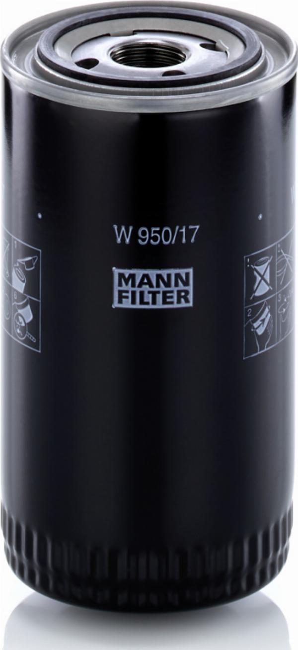 Mann-Filter W 950/17 - Eļļas filtrs