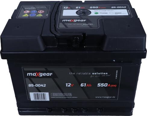 Maxgear 85-0042 - Startera akumulatoru baterija