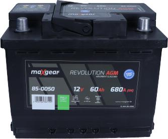 Maxgear 85-0050 - Startera akumulatoru baterija