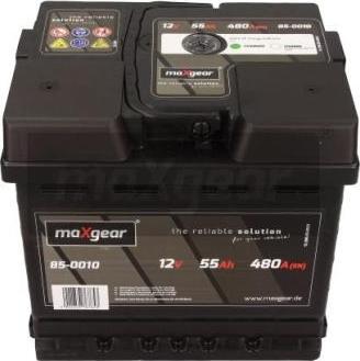 Maxgear 85-0010 - Startera akumulatoru baterija