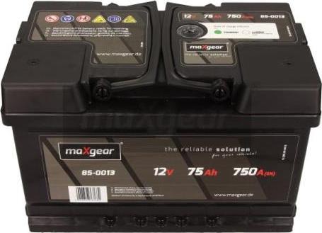 Maxgear 85-0013 - Startera akumulatoru baterija