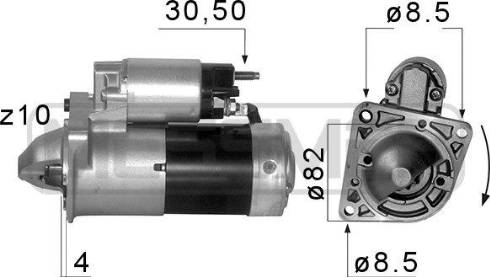 Messmer 220580A - Starteris