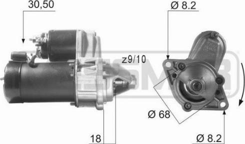 Messmer 220001A - Starteris