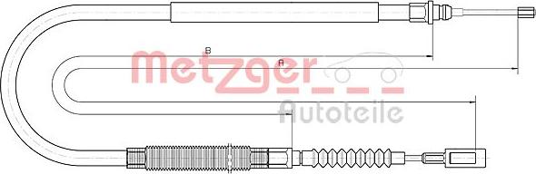 Metzger 10.4728 - Trose, Stāvbremžu