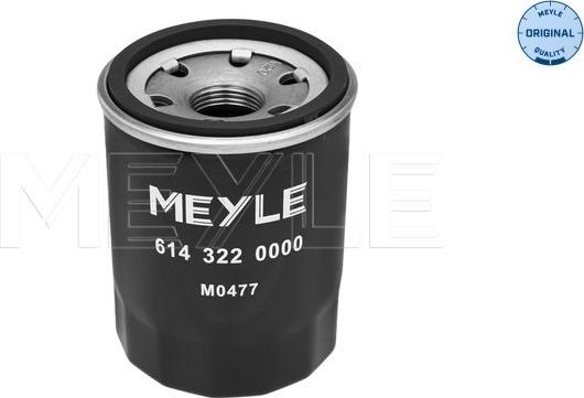 Meyle 6143220000 - Eļļas filtrs