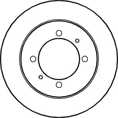 Delphi BG3609 - Bremžu diski