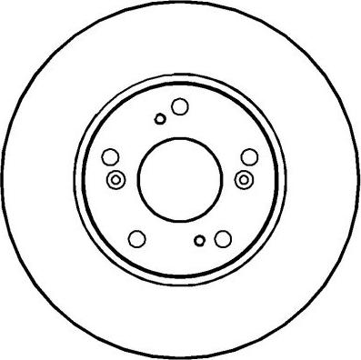 Blue Print ADH24384 - Bremžu diski