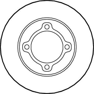 Blue Print ADM54323 - Bremžu diski