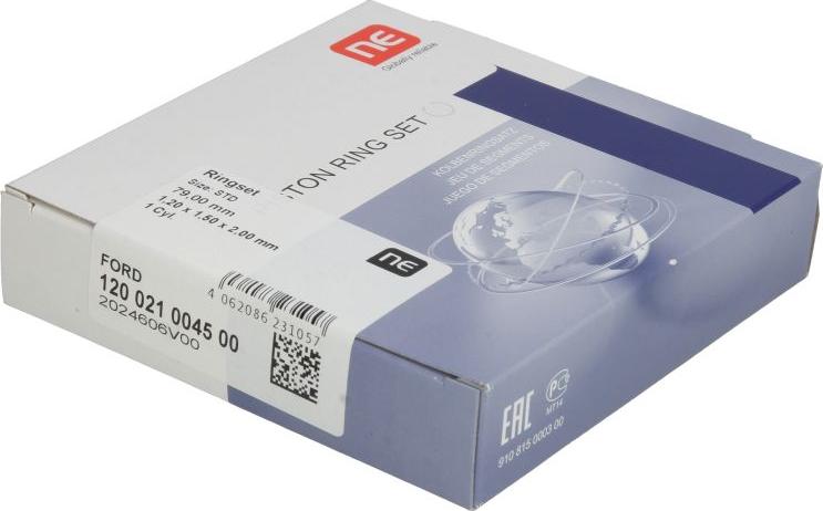 NE 120021004500 - Virzuļa gredzenu komplekts