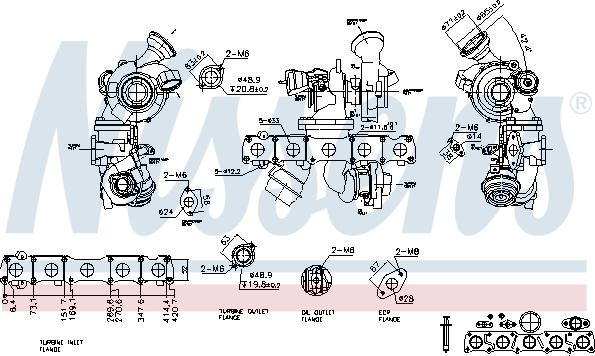 Nissens 93430 - Kompresors, Turbopūte