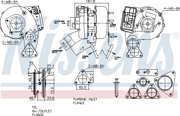 Nissens 93329 - Kompresors, Turbopūte