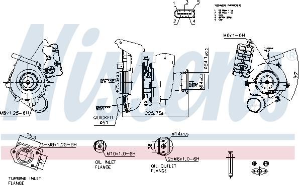 Nissens 93328 - Kompresors, Turbopūte