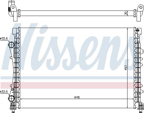 Nissens 63815 - Radiators, Motora dzesēšanas