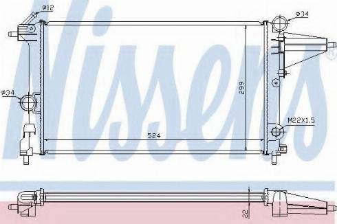 Nissens 63223A - Radiators, Motora dzesēšanas