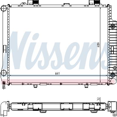 Nissens 62666A - Radiators, Motora dzesēšanas