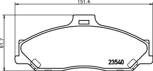 Blue Print ADM54272 - Bremžu uzliku