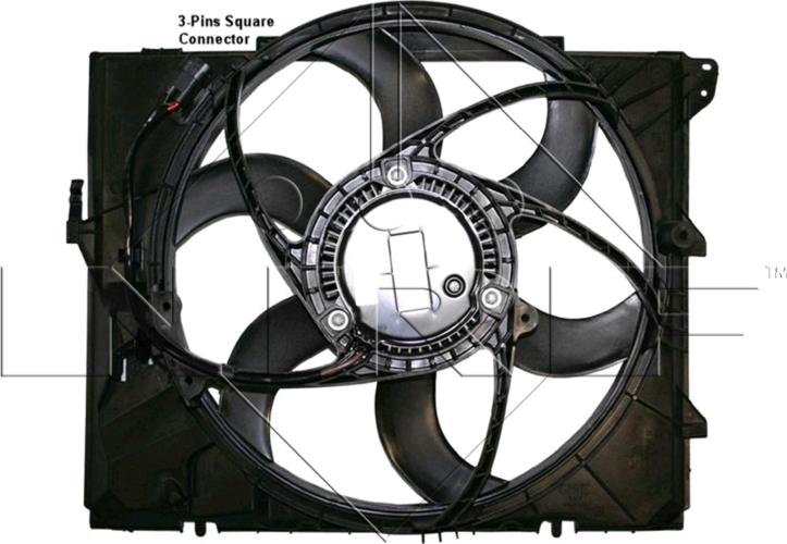 NRF 47209 - Ventilators, Motora dzesēšanas