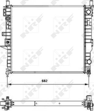 NRF 55335 - Radiators, Motora dzesēšanas
