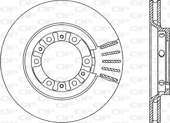 Blue Print ADC44381 - Bremžu diski