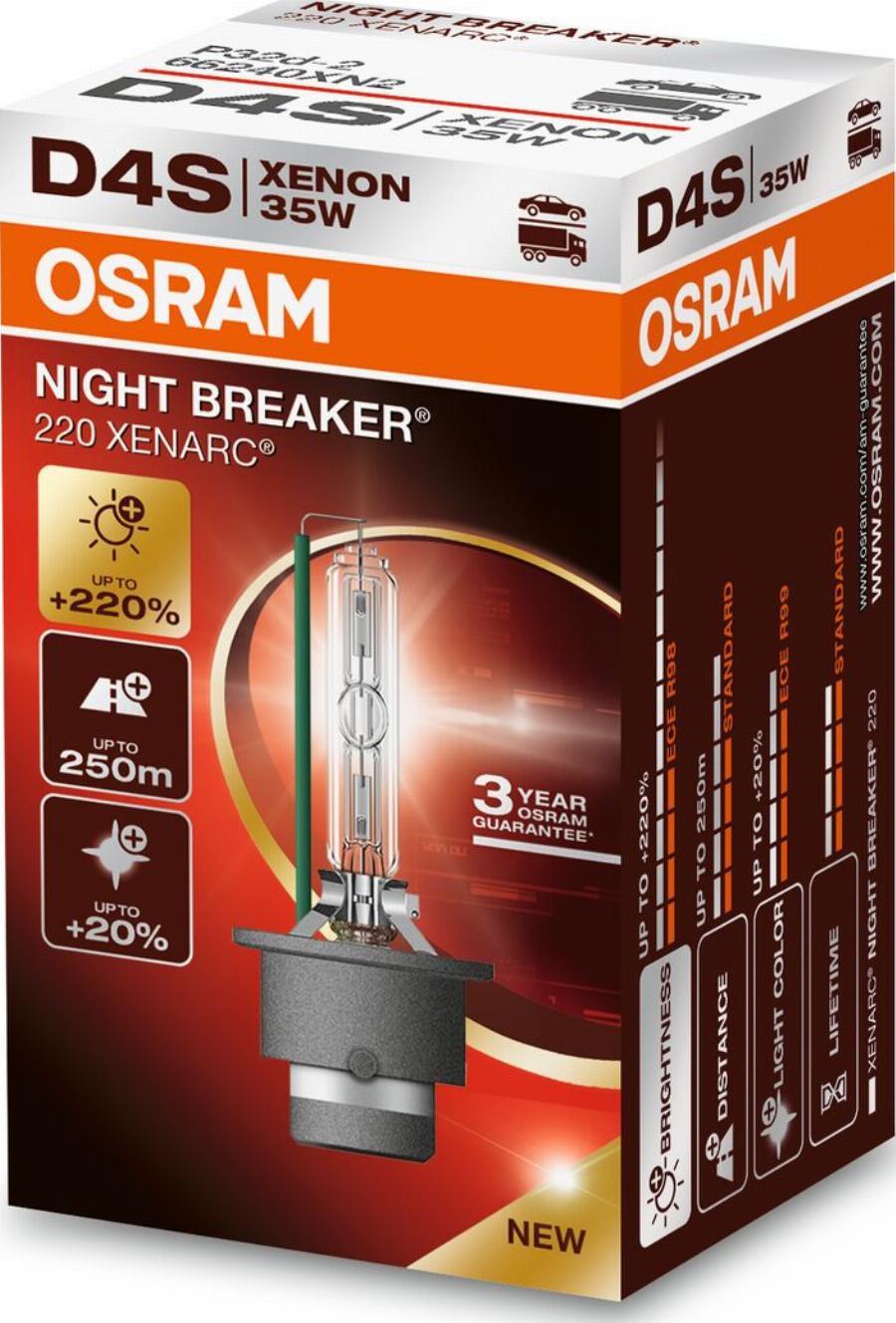 Osram 66440XN2 - Kvēlspuldze, Tālās gaismas