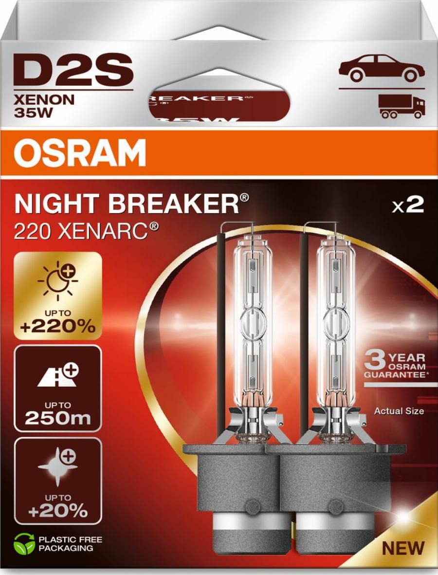 Osram 66240XN2-2HB - Kvēlspuldze, Tālās gaismas