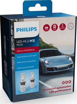 PHILIPS 11336U92X2 - Kvēlspuldze, Tālās gaismas