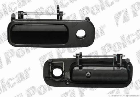 Polcar 9541Z-50 - Aizmugurējo durvju rokturis
