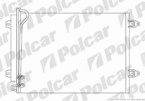 Polcar 9555K8C1 - Kondensators, Gaisa kond